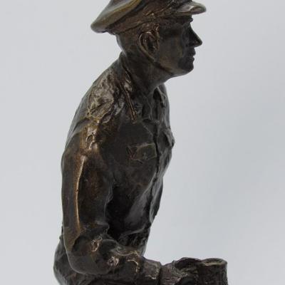 Retro The Chief Leo C. Irrera 1994 U.S. Navy Memorial Foundation Resin Statue with Bronze Finish