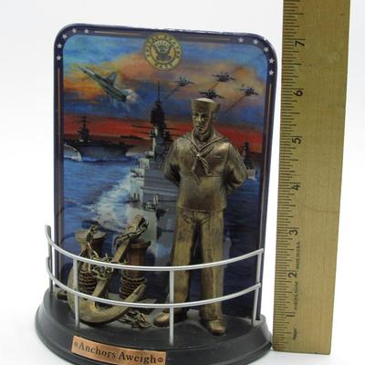 Anchors A Weigh David Cook Guardians of the Sea The Bradford Exchange Navy Nautical Military Decor Figurine