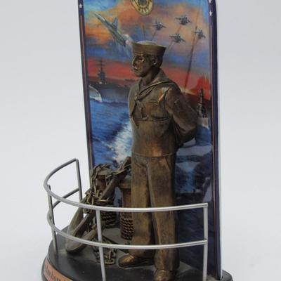 Anchors A Weigh David Cook Guardians of the Sea The Bradford Exchange Navy Nautical Military Decor Figurine