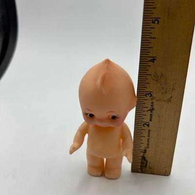 Vintage Small Plastic Kewpie Style Doll No Clothes