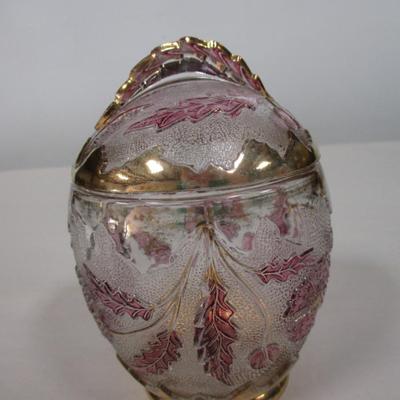 Vintage Glass Amethyst Maidens Blush Delaware Pattern Sugar Dish ...