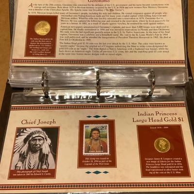 S2-Native American Coin and Stamp Book