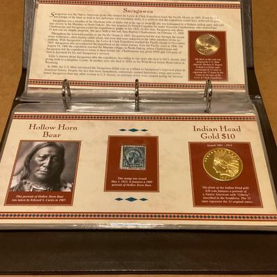 S2-Native American Coin and Stamp Book