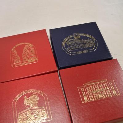 Set of 4 Local Shenandoah Valley Christmas Ornaments