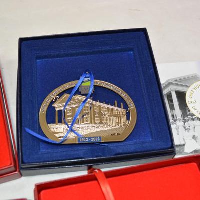 Set of 4 Local Shenandoah Valley Christmas Ornaments
