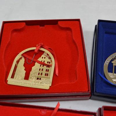 Set of 4 Local Shenandoah Valley Christmas Ornaments