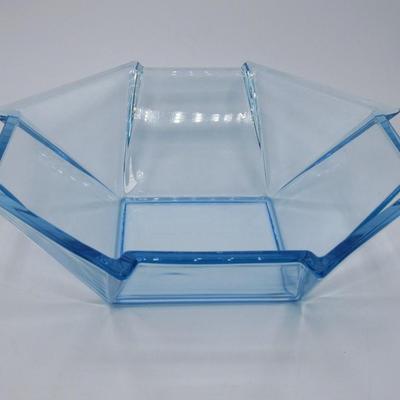 Midcentury Fostoria Glass #2402 George Sakier Design Geometric Art Deco