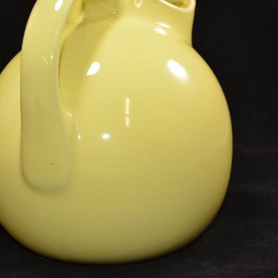 Vintage USA Made Green Hall Ceramic Pitcher #633 AS IS