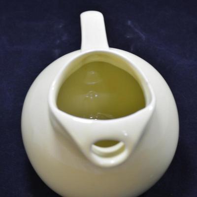 Vintage USA Made Green Hall Ceramic Pitcher #633 AS IS
