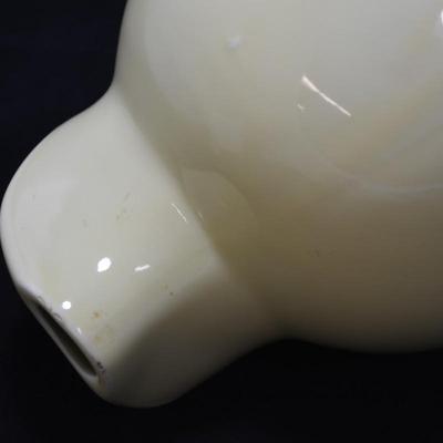 Vintage USA Made Green Hall Ceramic Pitcher #633 AS IS