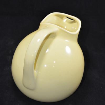 Vintage USA Made Green Hall Ceramic Pitcher #633 AS IS