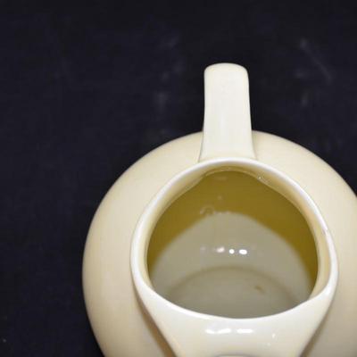 Vintage USA Made Green Hall Ceramic Pitcher #633 AS IS