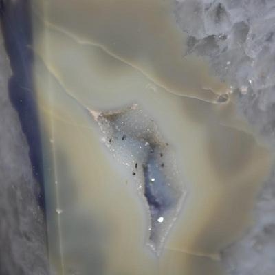 Natural Polished Pair of Geode Bookends 5.5" Tall