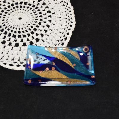 Small Murano Glass Dish 4.5"x3"
