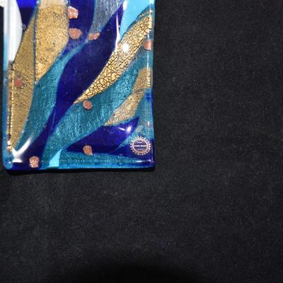 Small Murano Glass Dish 4.5"x3"