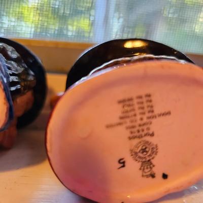 Royal Doulton 3 miniature heads Gulliver, Mad Hatter, Porthos