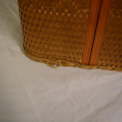 Vintage Redmon "Red Man" Picnic Basket w/ Table
