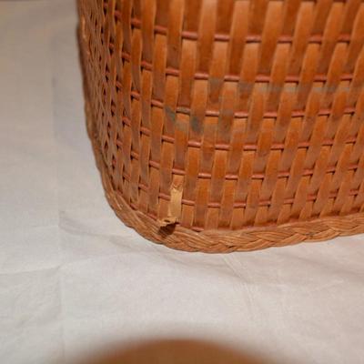 Vintage Redmon "Red Man" Picnic Basket w/ Table