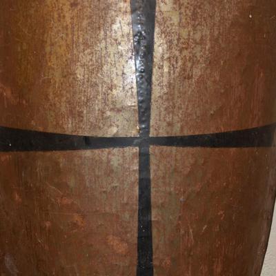 Decorative Metal Shield w/ Patina 22.5"x15.5"