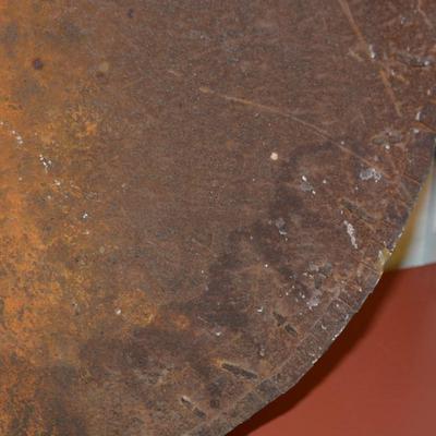 Decorative Metal Shield w/ Patina 22.5"x15.5"