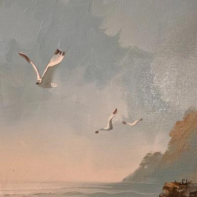 Original Engel Painting of the Ocean