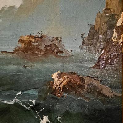 Original Engel Painting of the Ocean