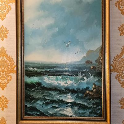 Original Engel Painting of the Ocean