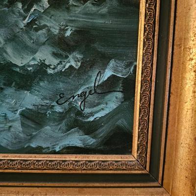 Original Engel Painting of the Ocean