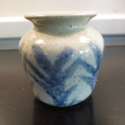 Hand Thrown Little Mountain Pottery Vase - A