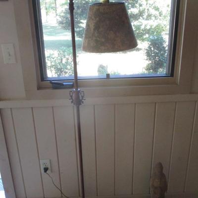 Vintage Metal Post Floor Lamp - A