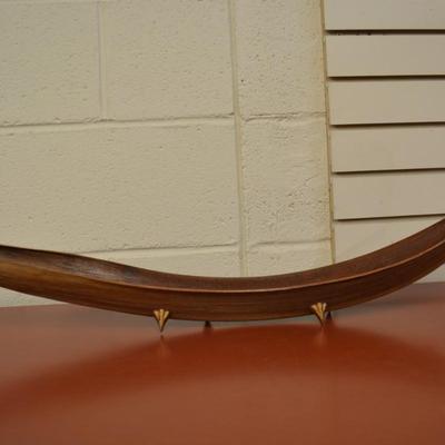 Tropical Leaf Hand Crafted Wood Bowl Centerpiece