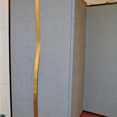 Chinese 4 Panel Folding Screen Hanging Wall Art AS IS