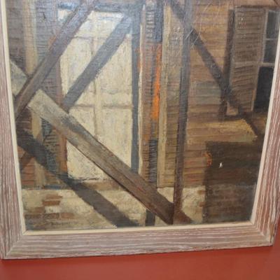 Old Town Chicago Art Piece "The Past" by Van Zandt Beverly '50