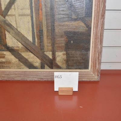 Old Town Chicago Art Piece "The Past" by Van Zandt Beverly '50