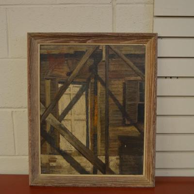 Old Town Chicago Art Piece "The Past" by Van Zandt Beverly '50