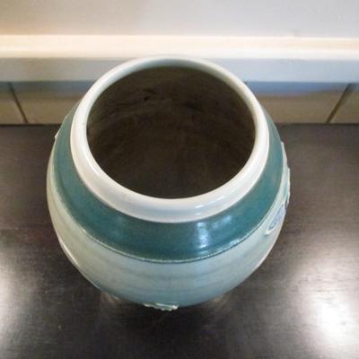 Studio Art Stoneware Pottery Vase Signed - B