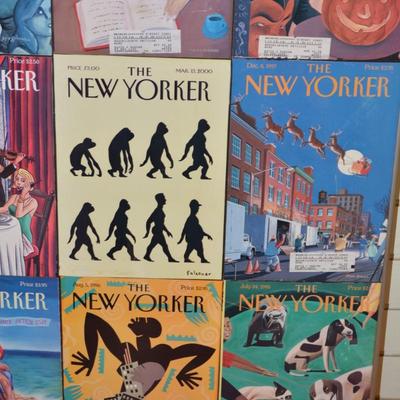 Lot of 9 Framed Vintage "The New Yorker" Covers 90's/2000's