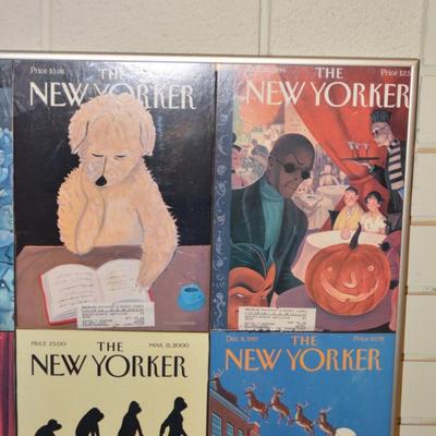 Lot of 9 Framed Vintage "The New Yorker" Covers 90's/2000's