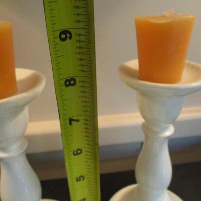 Candle Stick Holders & Candles - B