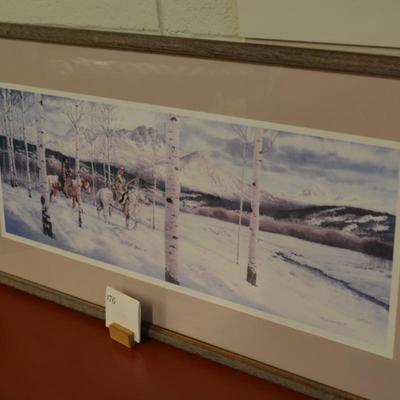 Mark Silversmith "Mid-Winter Passage" Framed, 348/950