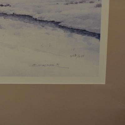 Mark Silversmith "Mid-Winter Passage" Framed, 348/950