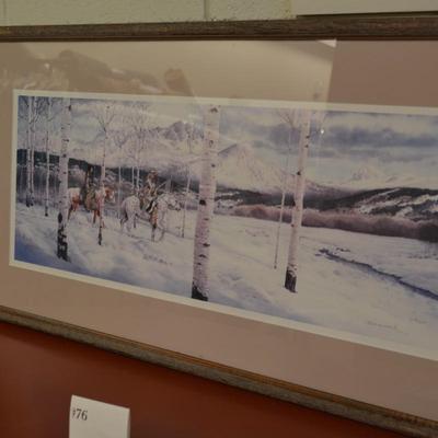 Mark Silversmith "Mid-Winter Passage" Framed, 348/950