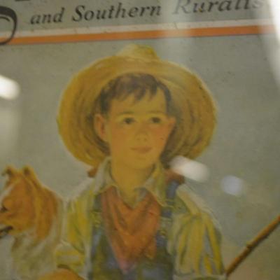 Framed "Progressive Farmer" Magazine Cover May 1936