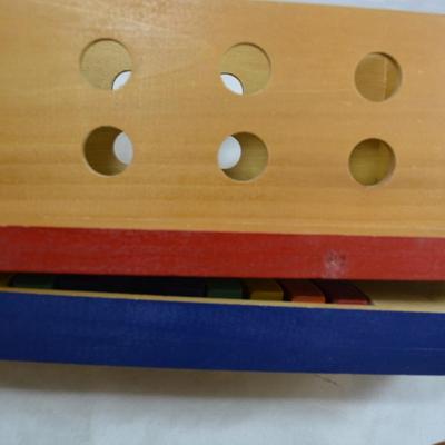 Hand Crafted Wooden Noah's Ark w/ Animals