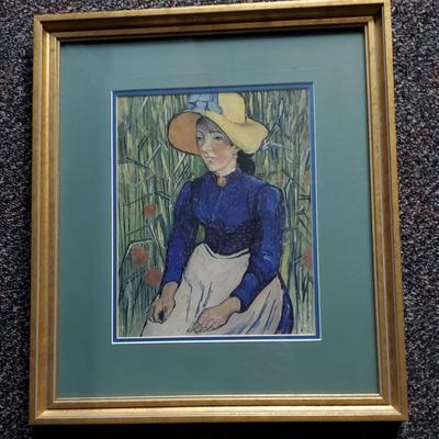 Peasant Woman Against a Background of Wheat