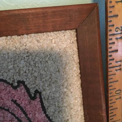 Vintage gravel art