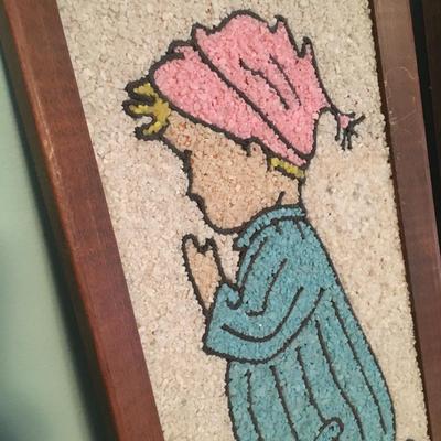 Vintage gravel art
