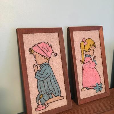 Vintage gravel art