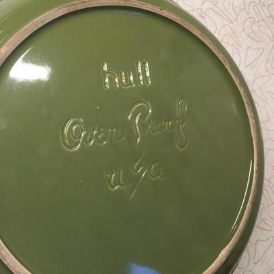 Hull ceramic pie plate