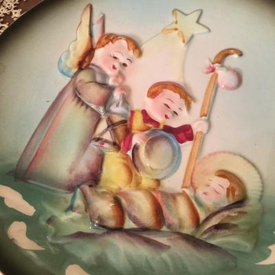 Vintage Lipper and Mann nativity plate
